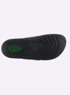 Pantoffel mit Memory-Fußbett