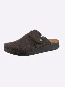 Pantoffel mit Memory-Fußbett