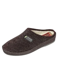 Pantoffel mit Schurwolle im Flor