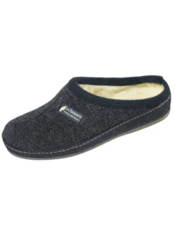 Pantoffel mit Schurwolle im Flor