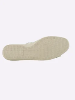 Pantolette mit floralem Druck