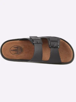 Pantolette mit gepolstertem Leder-Fußbett