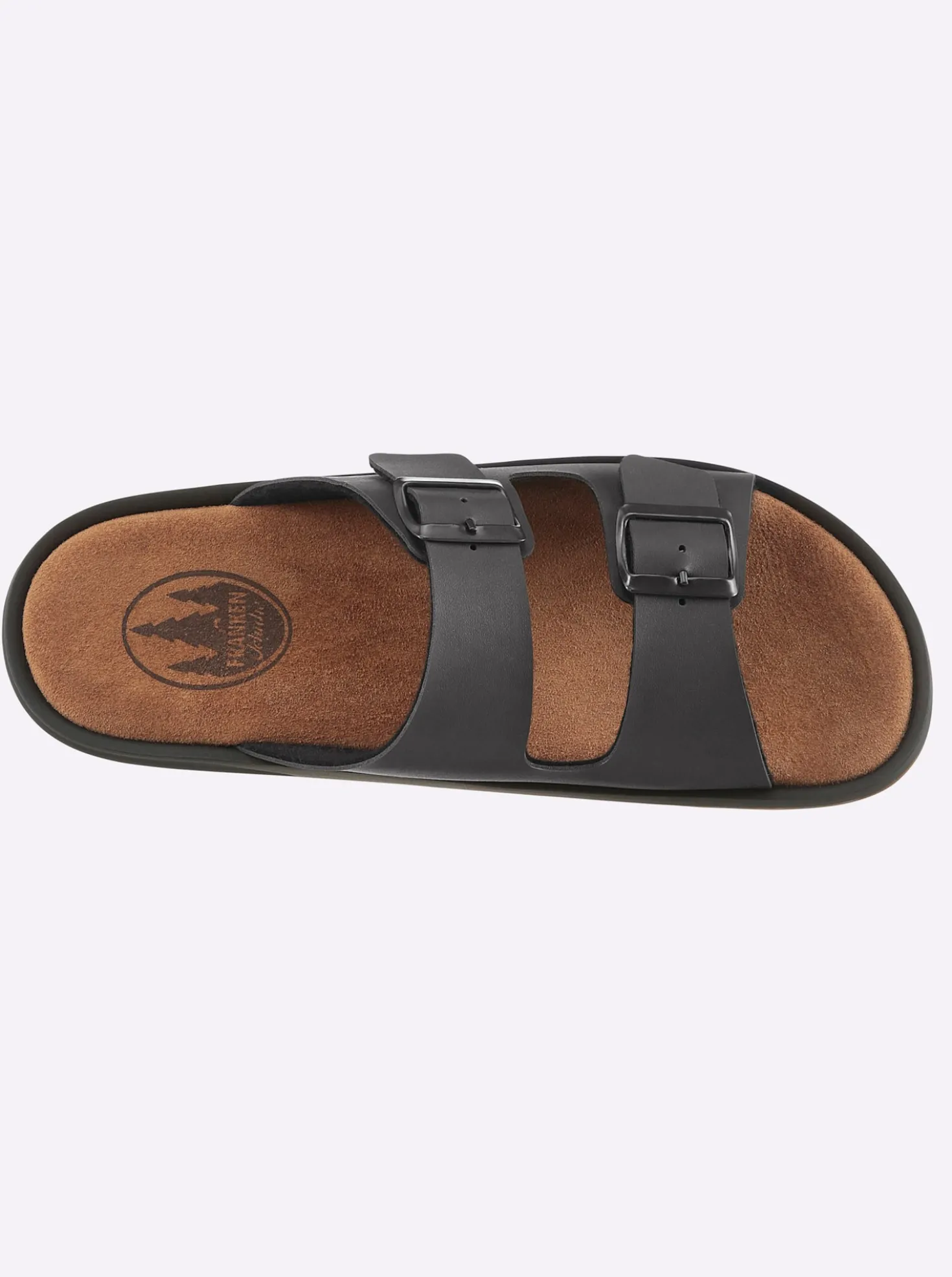 Pantolette mit gepolstertem Leder-Fußbett