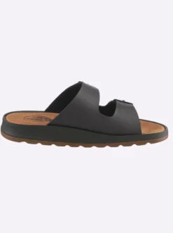 Pantolette mit gepolstertem Leder-Fußbett