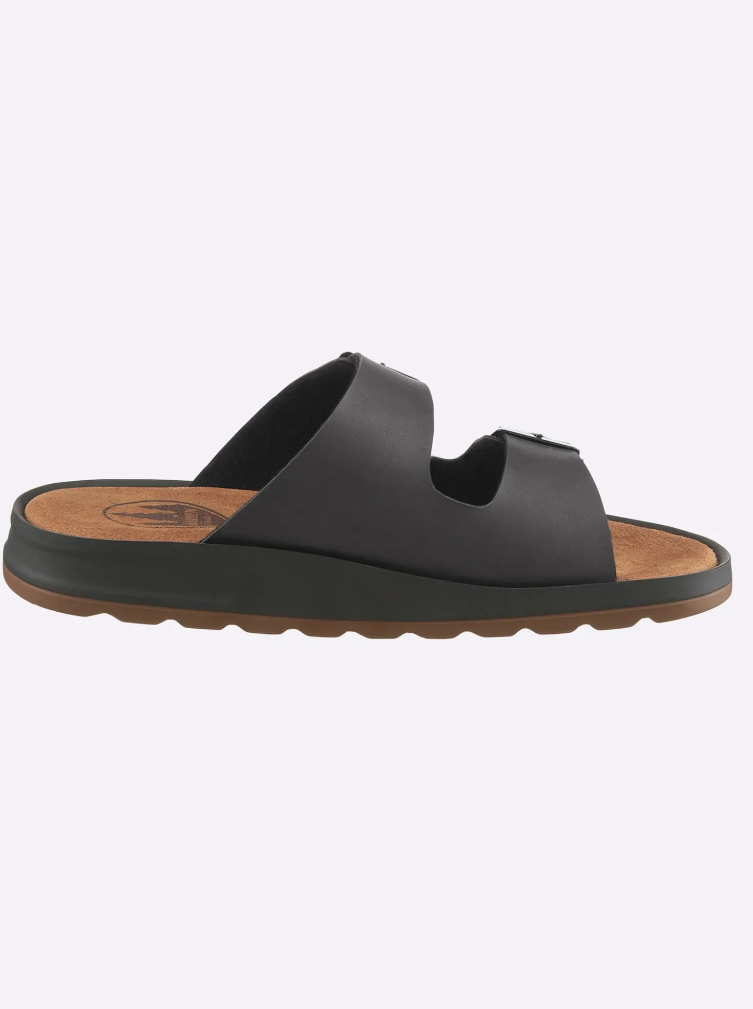 Pantolette mit gepolstertem Leder-Fußbett