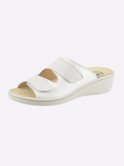 Pantolette mit Kork-Fußbett