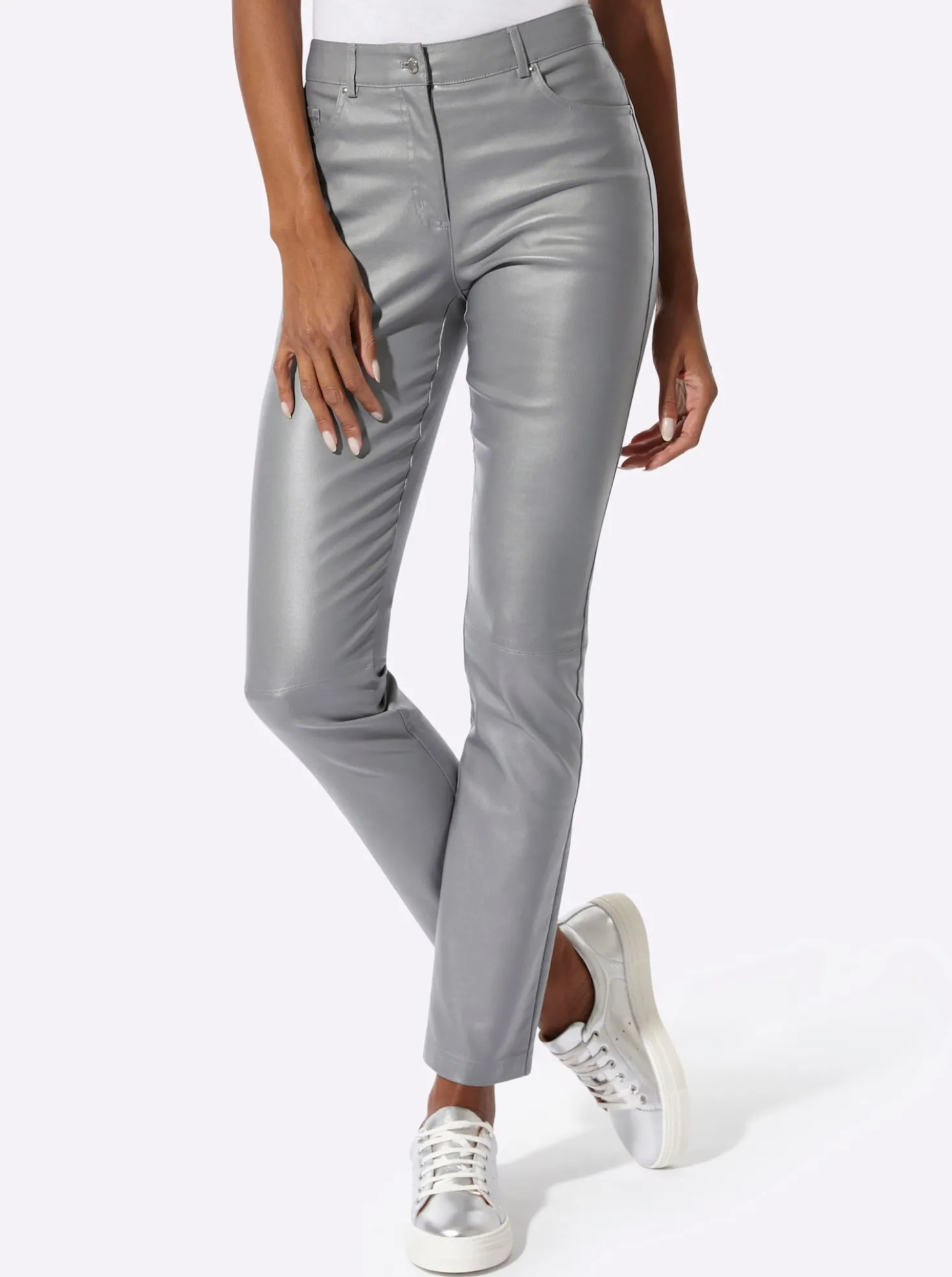 5-Pocket-Hose mit Beschichtung