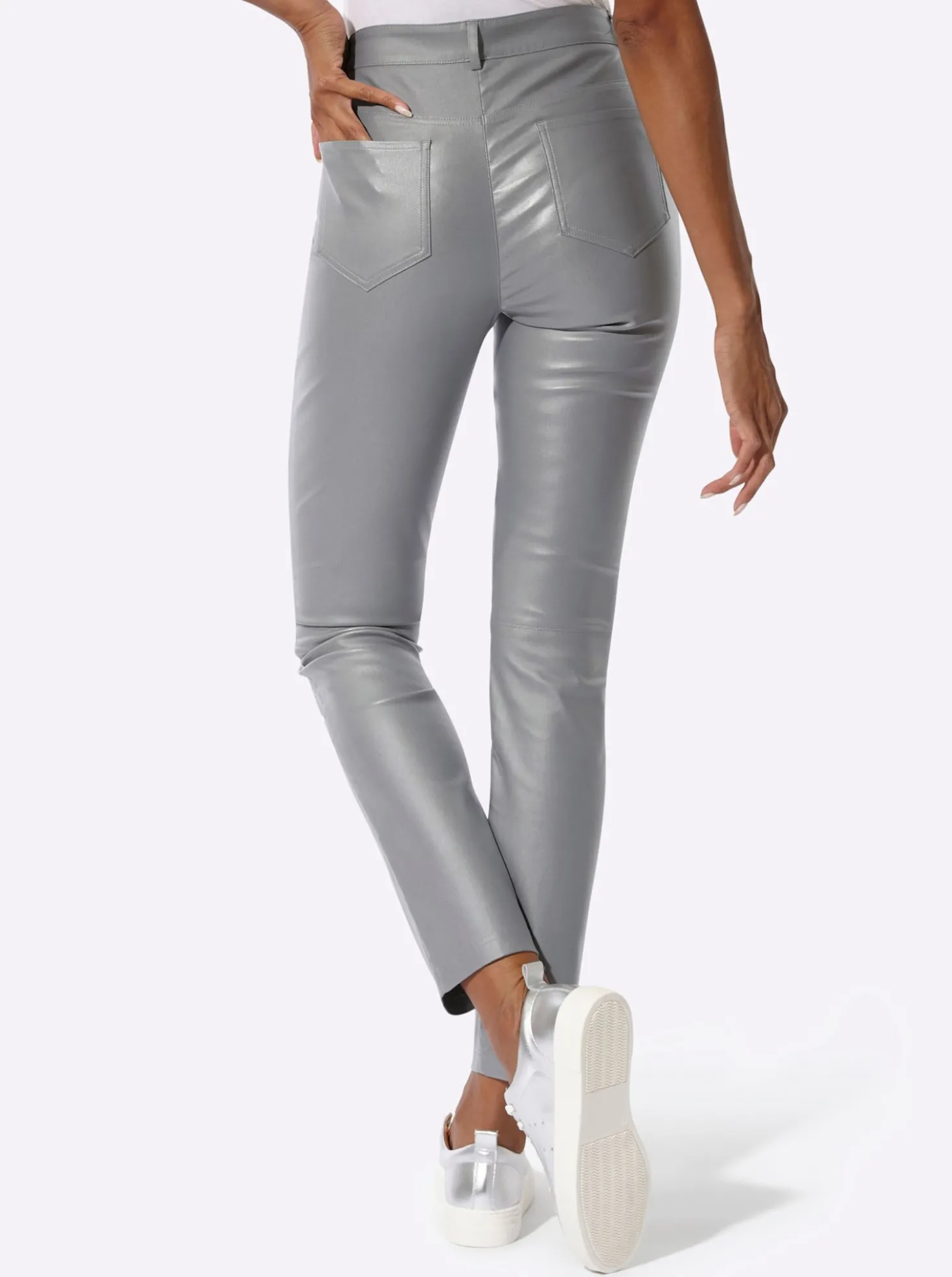 5-Pocket-Hose mit Beschichtung