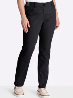5-Pocket-Hose mit gestreiften Dehnbund-Einsätzen