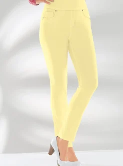 5-Pocket-Hose mit hohem Bund