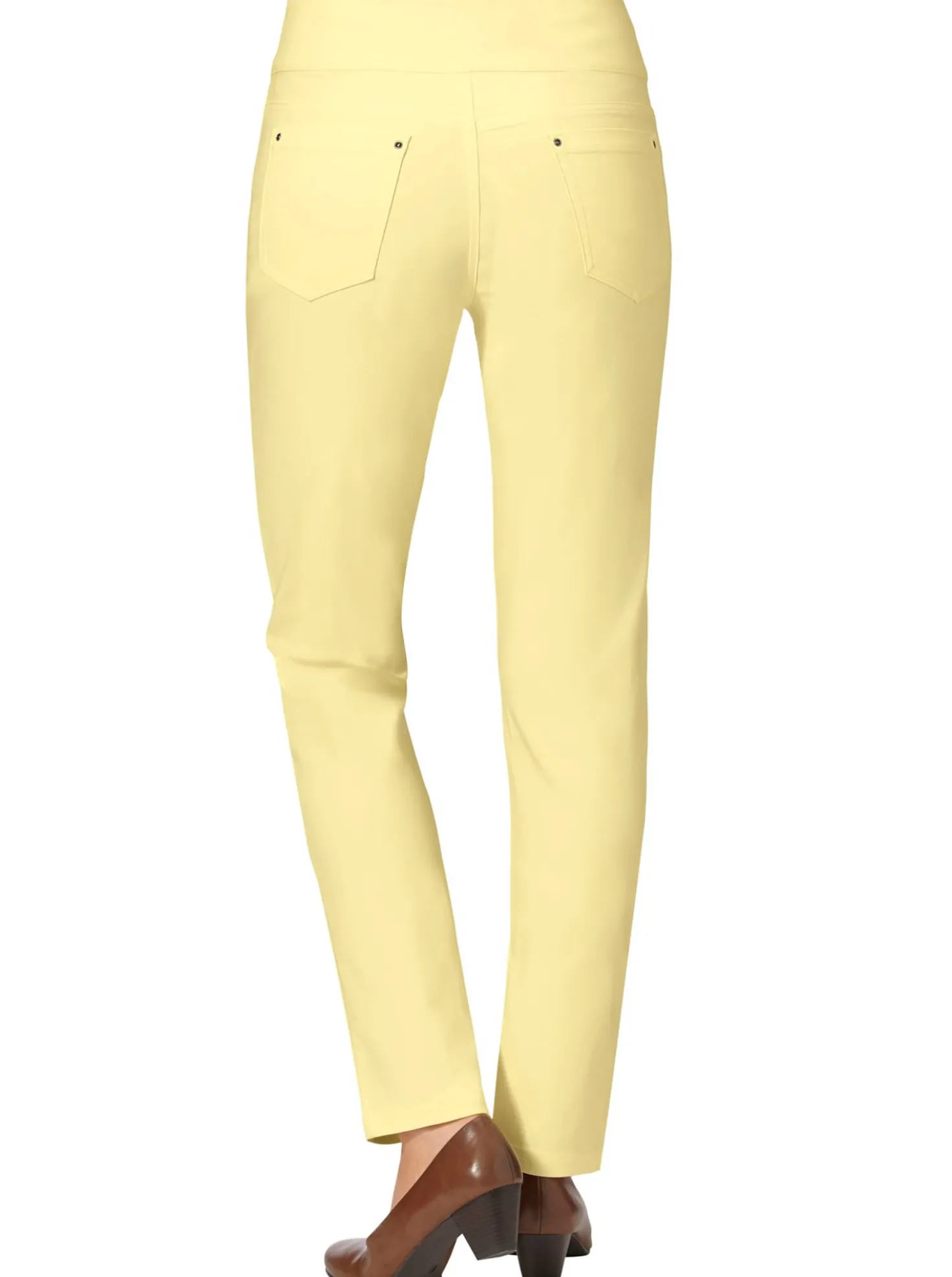 5-Pocket-Hose mit hohem Bund