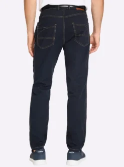 5-Pocket-Hose mit kontrastfarbenen Nähten