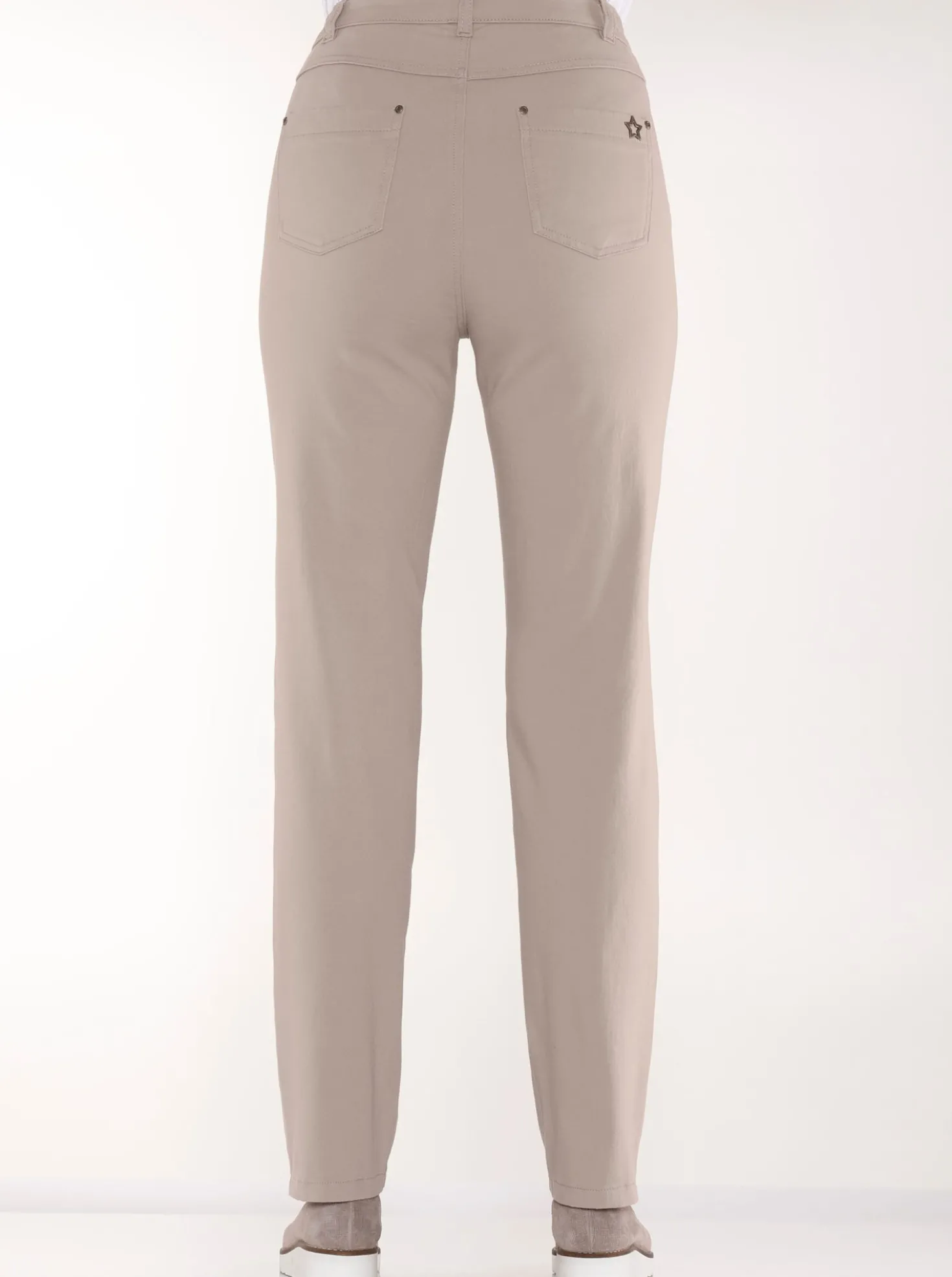 5-Pocket-Hose mit seitlichem Dehnbund