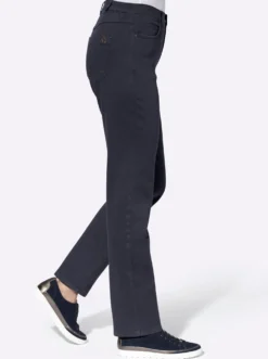 5-Pocket-Hose mit seitlichem Dehnbund
