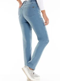 5-Pocket-Hose mit seitlichem Dehnbund