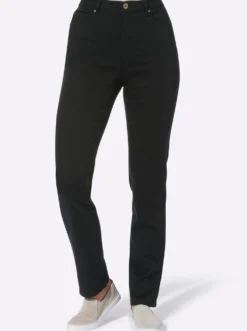 5-Pocket-Hose mit seitlichem Dehnbund