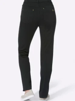 5-Pocket-Hose mit seitlichem Dehnbund