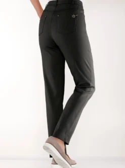 5-Pocket-Hose mit seitlichem Dehnbund