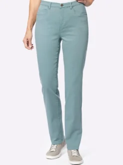 5-Pocket-Hose mit seitlichem Dehnbund