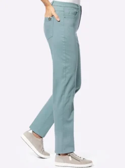 5-Pocket-Hose mit seitlichem Dehnbund