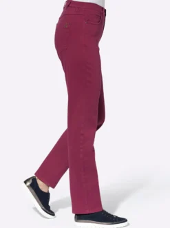 5-Pocket-Hose mit seitlichem Dehnbund