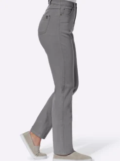 5-Pocket-Hose mit seitlichem Dehnbund