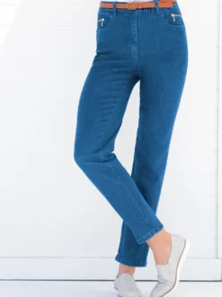5-Pocket-Jeans gerade geschnitten