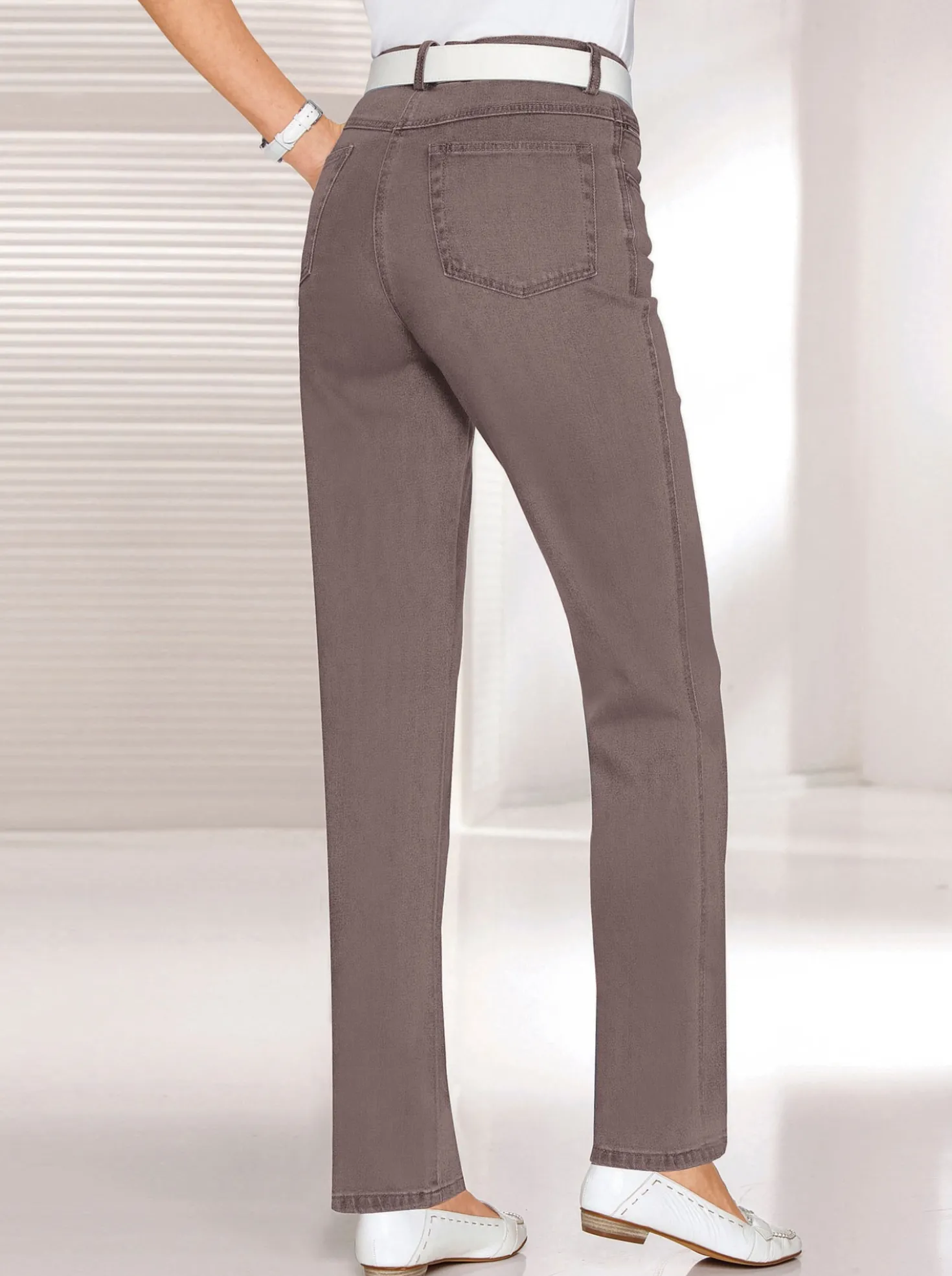 5-Pocket-Jeans gerade geschnitten