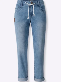 5-Pocket-Jeans in knöchellanger Schnittform