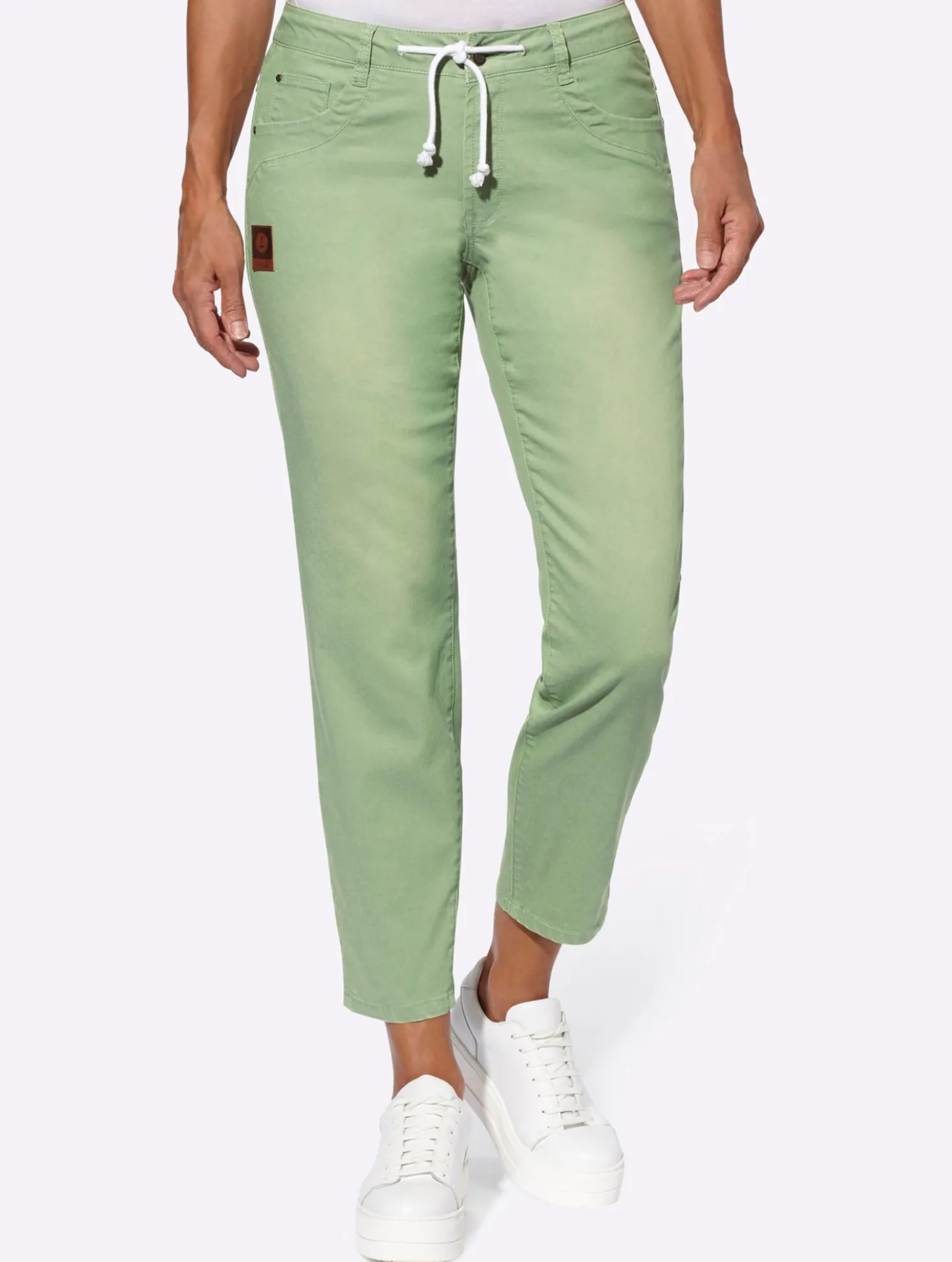 5-Pocket-Jeans in knöchellanger Schnittform