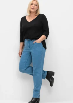 5-Pocket-Jeans in schmaler Beinform