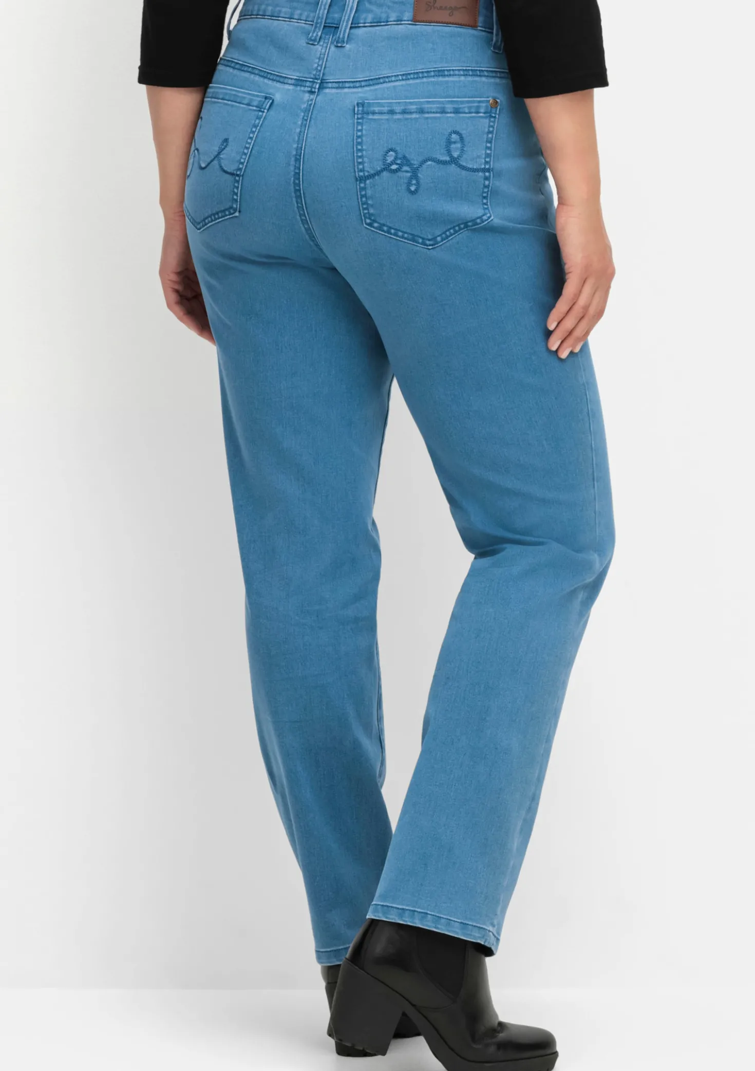5-Pocket-Jeans in schmaler Beinform
