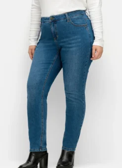 5-Pocket-Jeans in schmaler Form