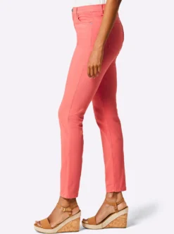 5-Pocket-Jeans in weichem Materialmix mit Lyocell