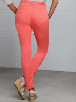5-Pocket-Jeans in weichem Materialmix mit Lyocell