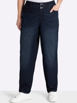 5-Pocket-Jeans mit Barrel-Leg