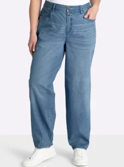5-Pocket-Jeans mit Barrel-Leg