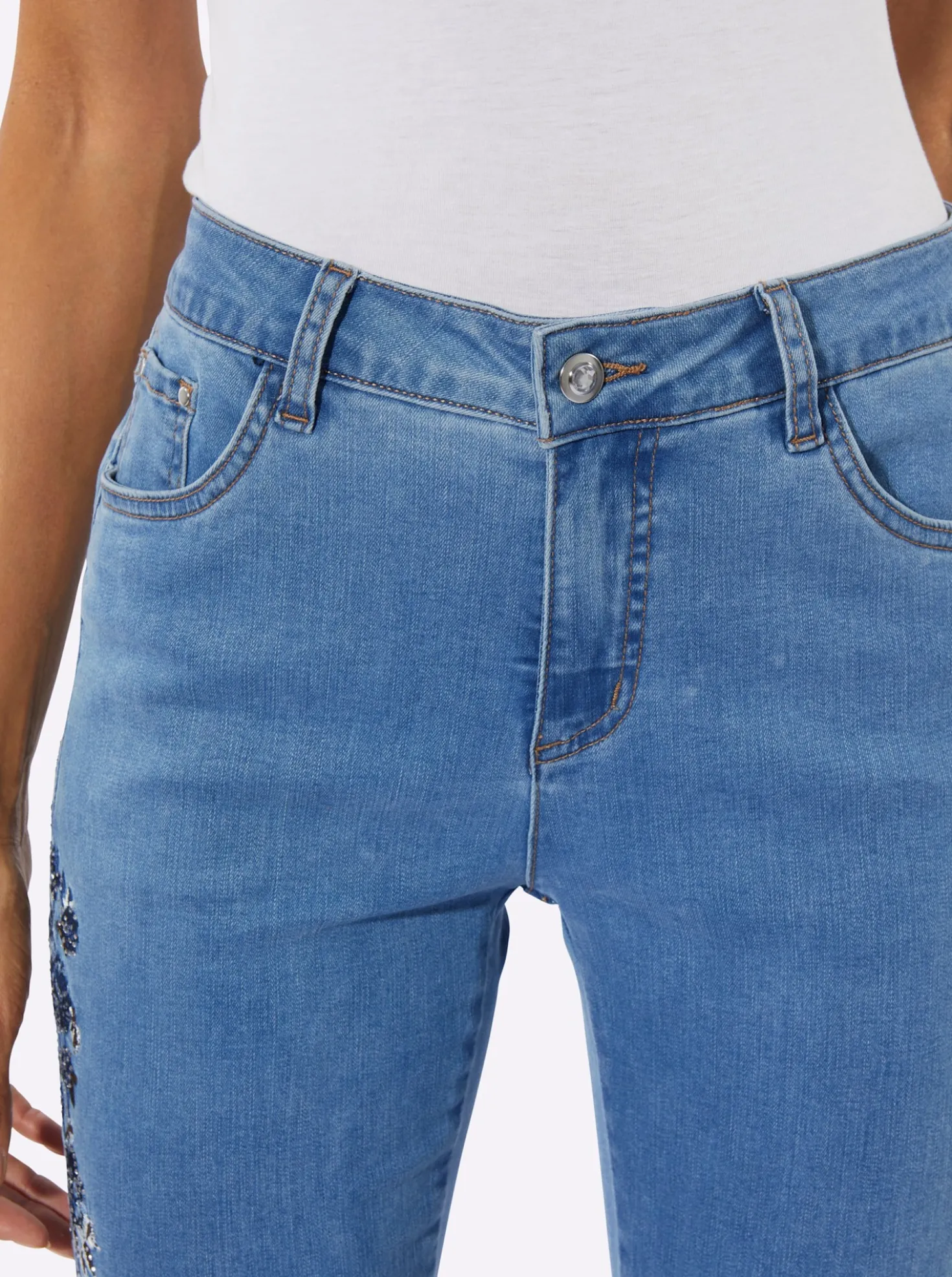 5-Pocket-Jeans mit Baumwolle