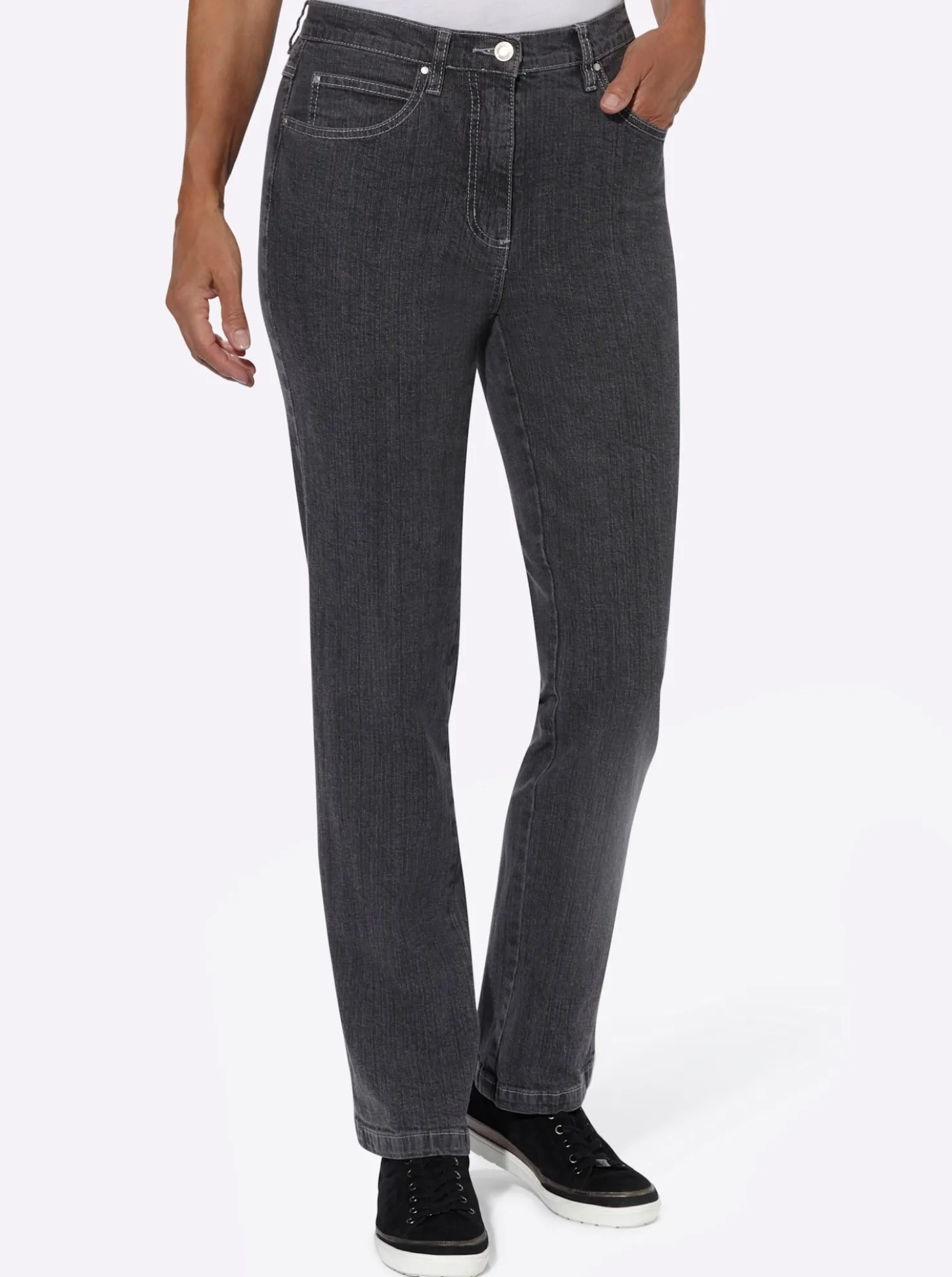 5-Pocket-Jeans mit Baumwoll-Stretch