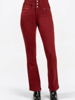 5-Pocket-Jeans mit dezent ausgestelltem Bein