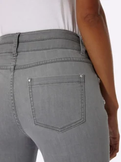 5-Pocket-Jeans mit Glitzersteinchen