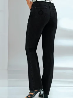 5-Pocket-Jeans mit innenliegendem Dehnbund