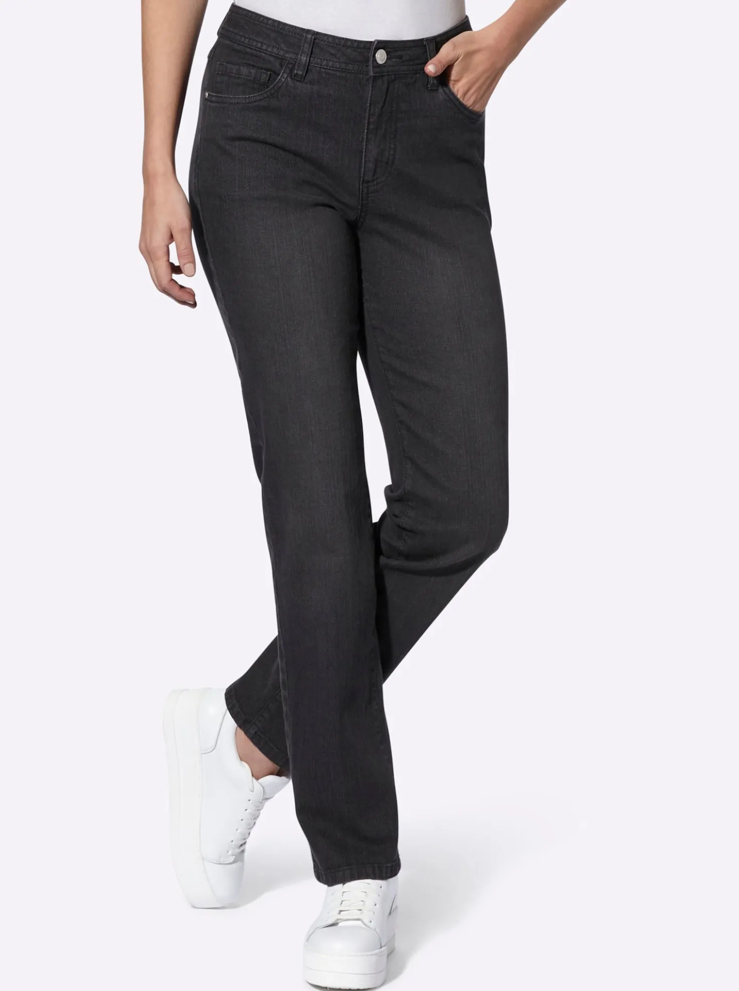 5-Pocket-Jeans mit lässig weiten Beinen