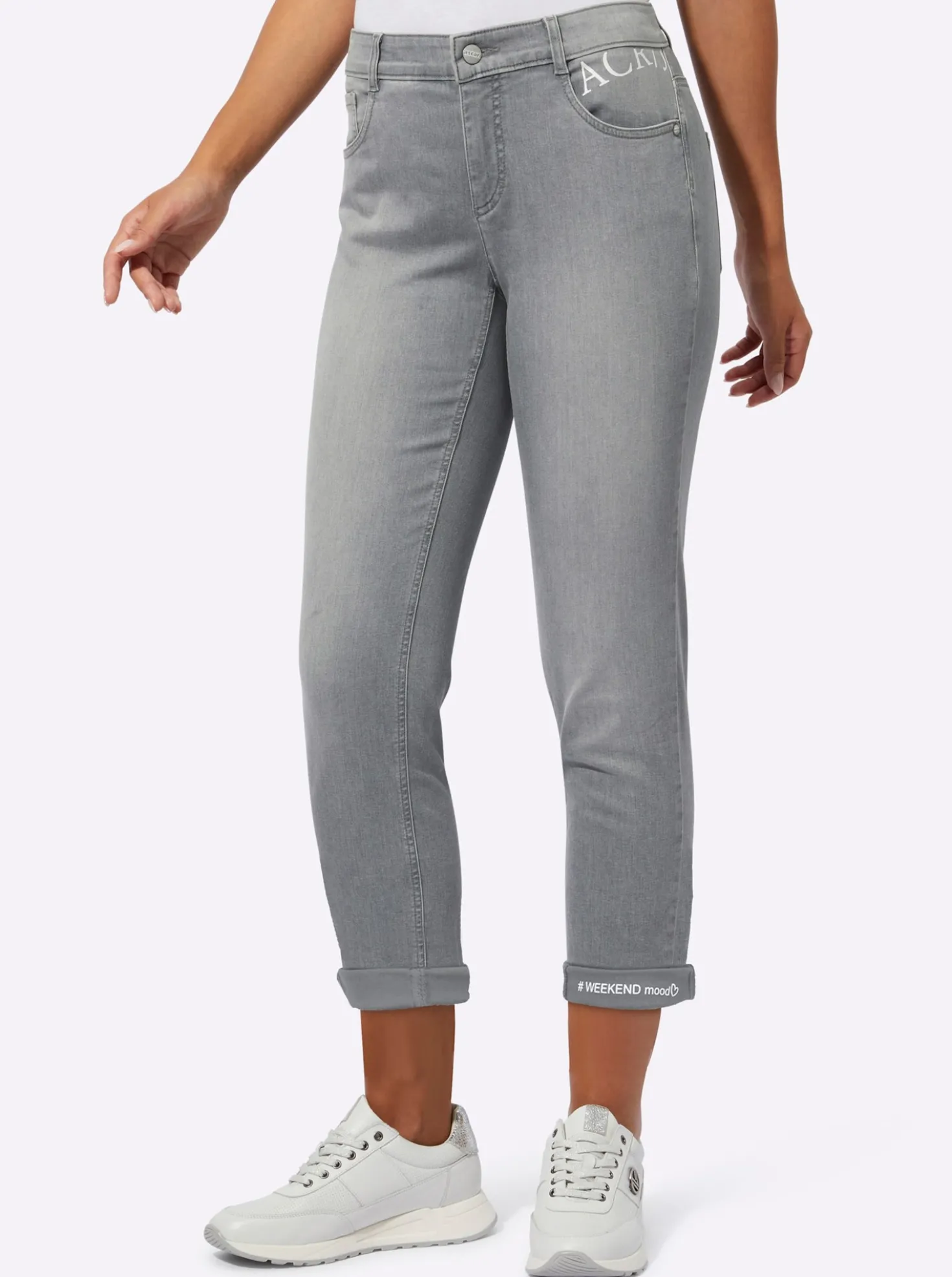 5-Pocket-Jeans mit Push-up-Effekt