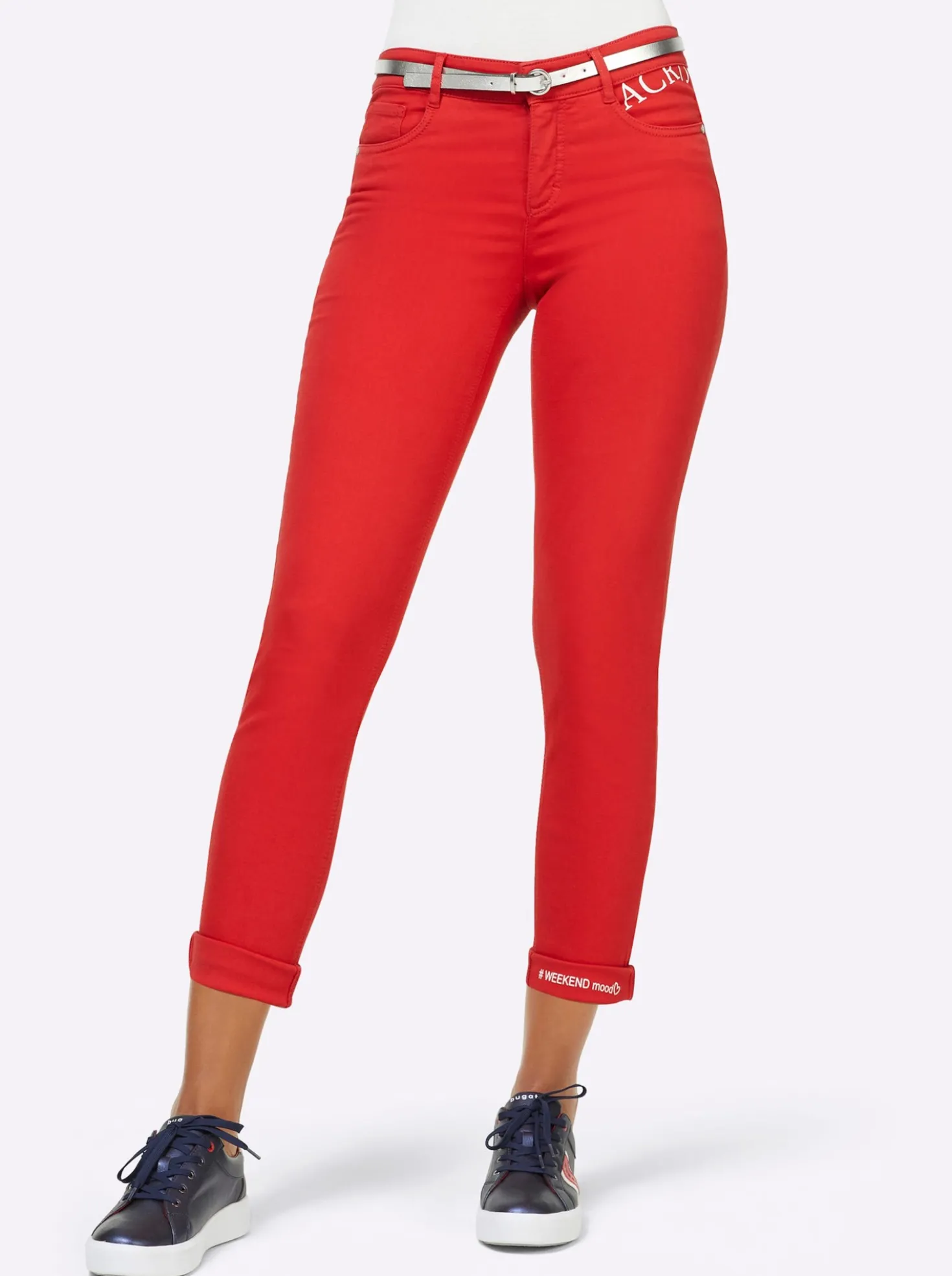 5-Pocket-Jeans mit Push-up-Effekt
