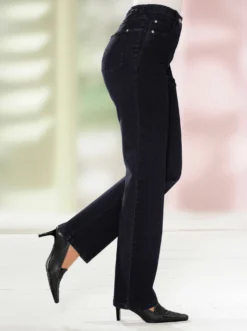 5-Pocket-Jeans mit seitlichem Dehnbund