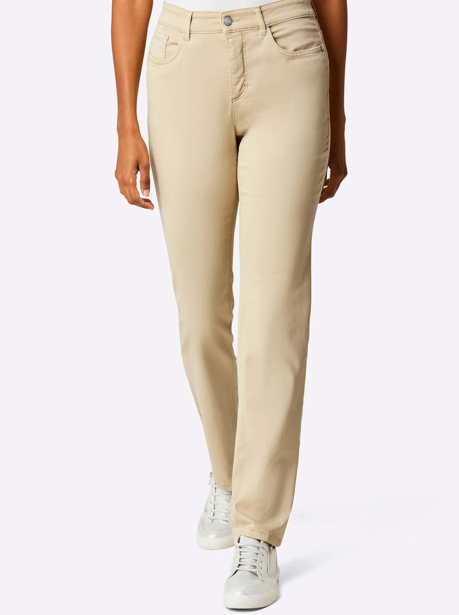 5-Pocket-Jeans mit Softtouch-Oberfläche