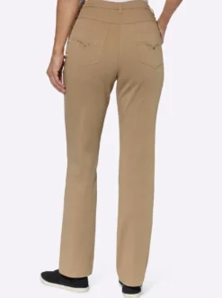 5-Pocket-Jeans mit Stickerei-Motiv
