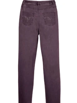 5-Pocket-Jeans mit Stickerei-Motiv
