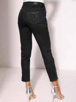 5-Pocket-Jeans mit Strass-Applikation